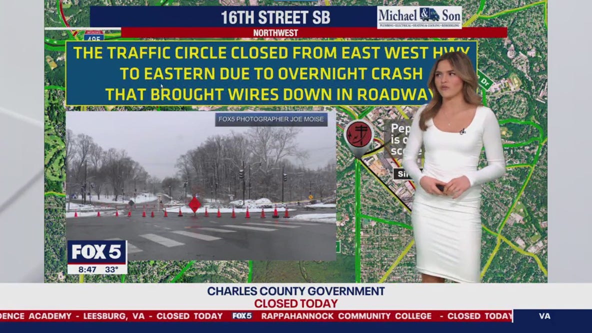 Road closures and accidents
